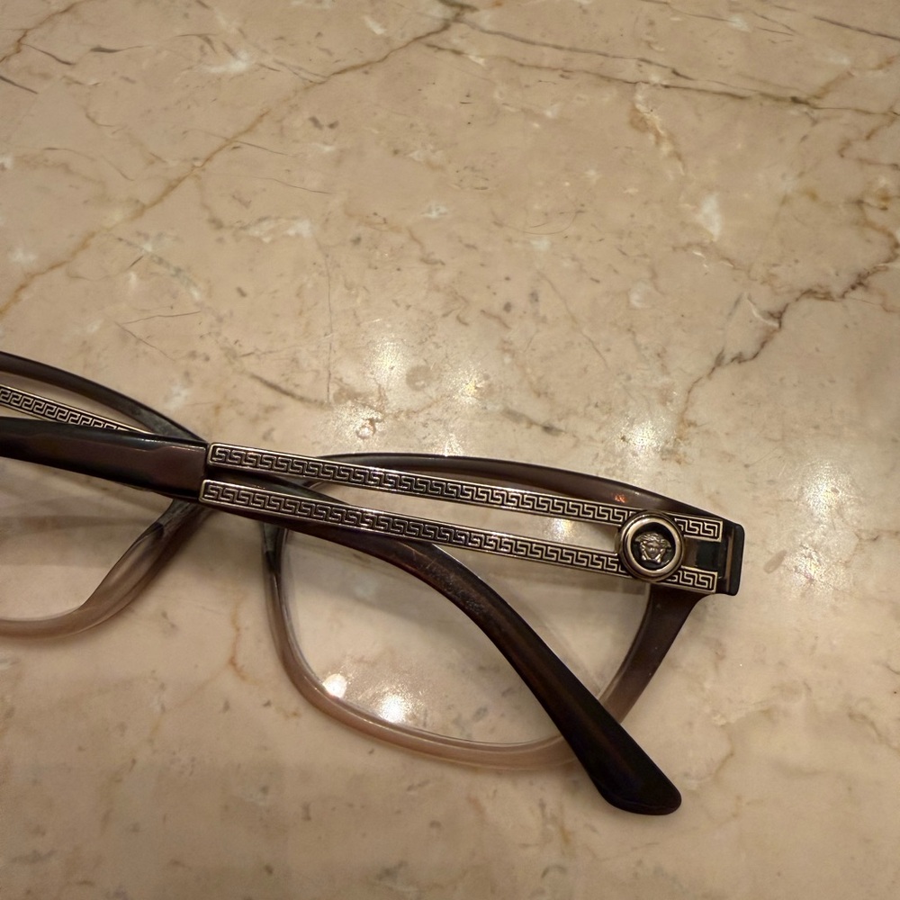 Versace MOD 3220 5165 Brown Fade Eyeglasses Frames 52-16 140 Italy - Picture 3 of 7